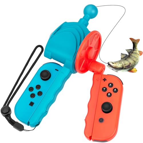 Caña de Pescar para Nintendo Switch/Switch OLED, Mando...