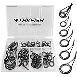 THKFISH Kit de reparación de cañas de Pesca Spinning...