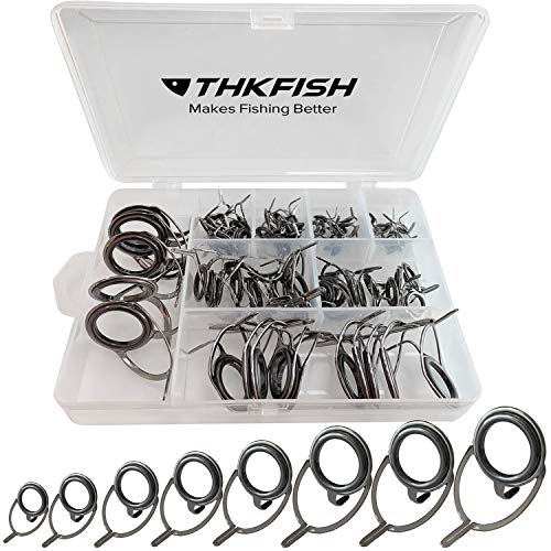 THKFISH Guías de caña de Pesca Kit de reparación de...